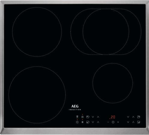 Image du produit AEG IKS6431AXB Table de cuisson autarcique / Induction / Hob²Hood / 60 cm / Cadre inox / 4 zones de