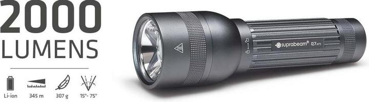 Image du produit Suprabeam Torche Q7xrs (28 cm, 2000 lm)