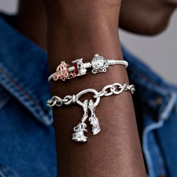 Immagine prodotto Pandora Disney Rose Cenerentola Charm a forma di zucca (placcato oro rosa, Metallo)