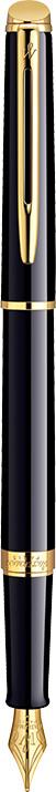 Actual product image Waterman Hémisphère (Gold, Black lacquer, 1 x)