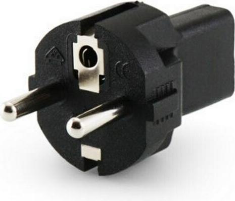 Actual product image Alpha Elettronica Adapter plug C13 - Schuko, straight (C13, C13)