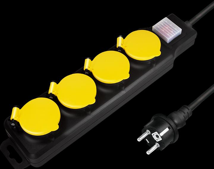 Image du produit LogiLink 4x CEE 7/3 max (4 x, CEE 7/3, 1.50 m)