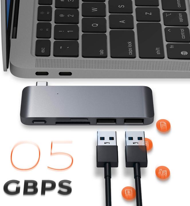 Produktbild Satechi St-Tcupm (USB-C, 5 Ports)