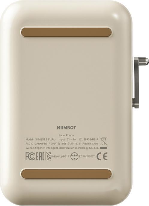 Actual product image Niimbot B21 Pro Portable Label Printer (cream)