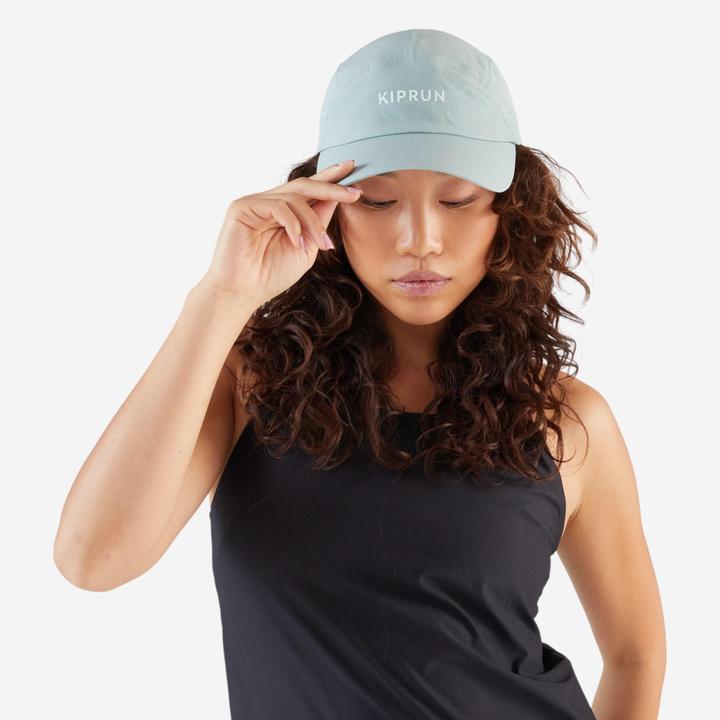 Actual product image Kiprun Lauf-Cap Schirmmütze - V2 grün