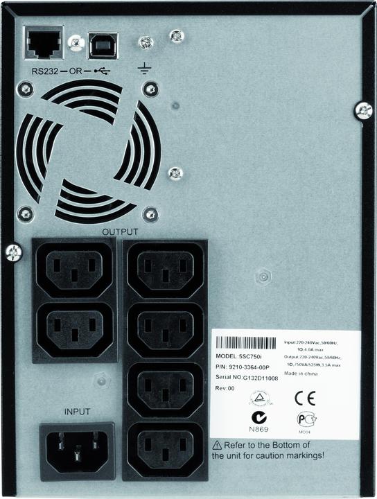 Produktbild Eaton 5SC 750i (750 VA, 525 W, Line-Interaktiv USV)