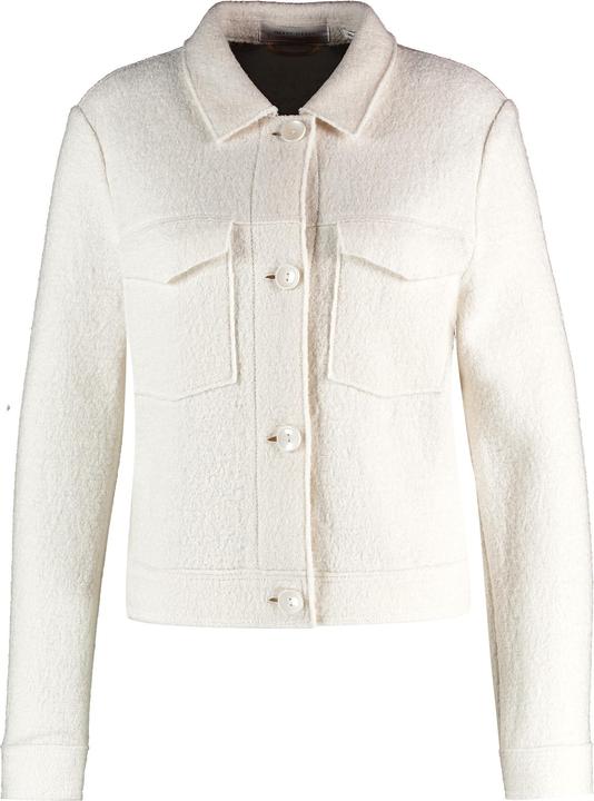 Gerry Weber Kastige Blazerjacke in Bouclé-Optik Blazer Langarm gefüttert - 63296