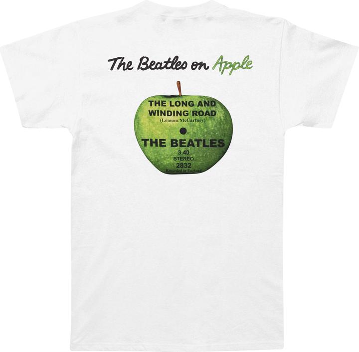 Actual product image Unisex Adult Long & Winding Road Back Print T-Shirt (XL)