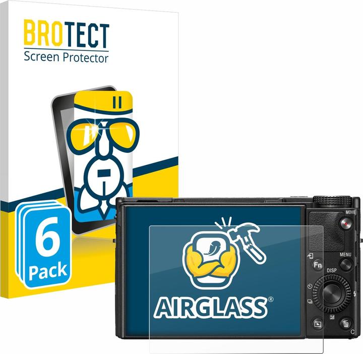 Produktbild BROTECT Schutzglas Schutzfolie Glas Folie Displayschutz klar (Displayschutz, Cyber-Shot DSC-RX100 VII)