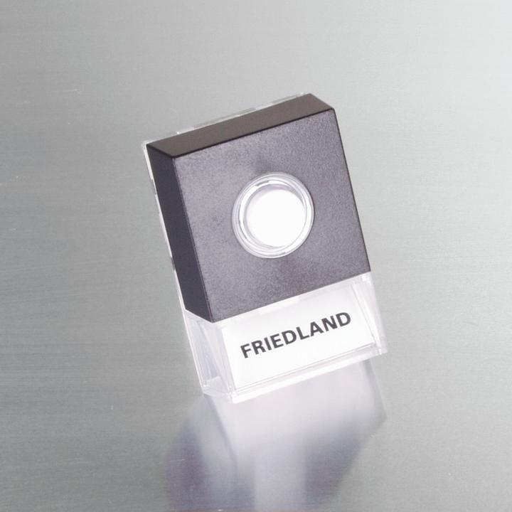 Image du produit Friedland Bouton poussoir Kst sw AP rectangulaire avec revêtement D723 (Filaire)