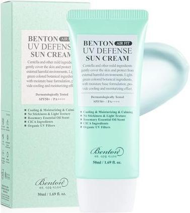 Immagine prodotto Benton Crema Solare Air Fit Uv Defence (Crema solare viso, SPF 50, 50 ml)