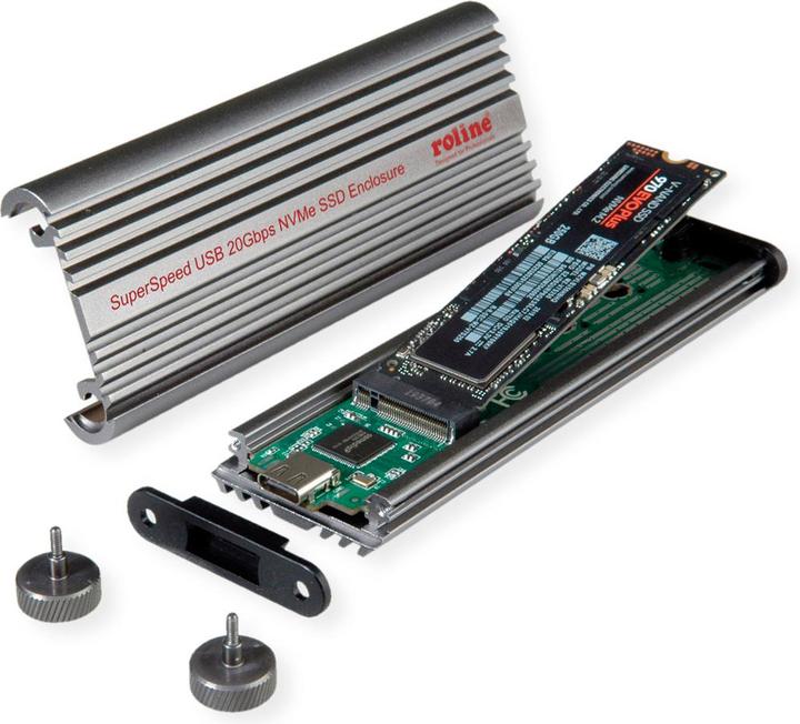 Produktbild Roline M.2 SSD-Gehäuse (M.2 2280, M.2 2230, M.2 2260, M.2 2242)