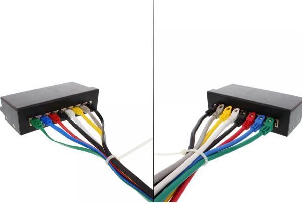 Produktbild InLine 5m Patchkabel flach, U/UTP, Cat.6 (U/UTP, CAT6, 5 m)