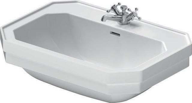 Actual product image Duravit Washbasin 1930 m ÜL HLB 1 tap hole 700x500mm white WG (500 mm, 700 mm)