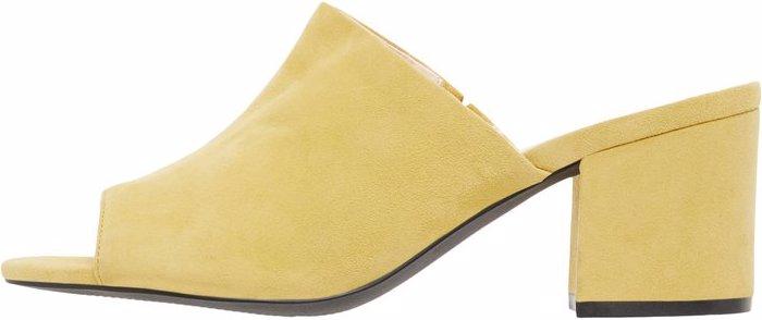 Bianco Wildleder-Pantolette Sandalen (39)