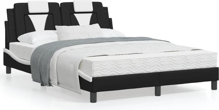 Produktbild VidaXL Bett mit Matratze 120 x 200 cm Kunstleder (120 x 200 cm)