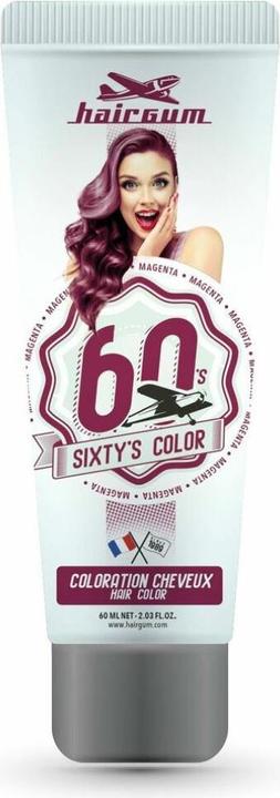 Hairgum SIXTY'S COLOR hair color #magenta 60 ml (Magenta)