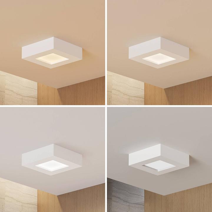 Produktbild Prios Alette LED-Deckenleuchte, weiss, 12,2 cm (705 lm)