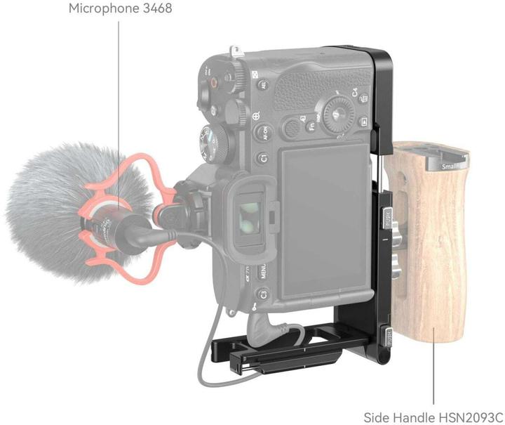 Actual product image SmallRig Foldable L Bracket for Sony Alpha 7R V / Alpha 7 IV / Alpha 7S III