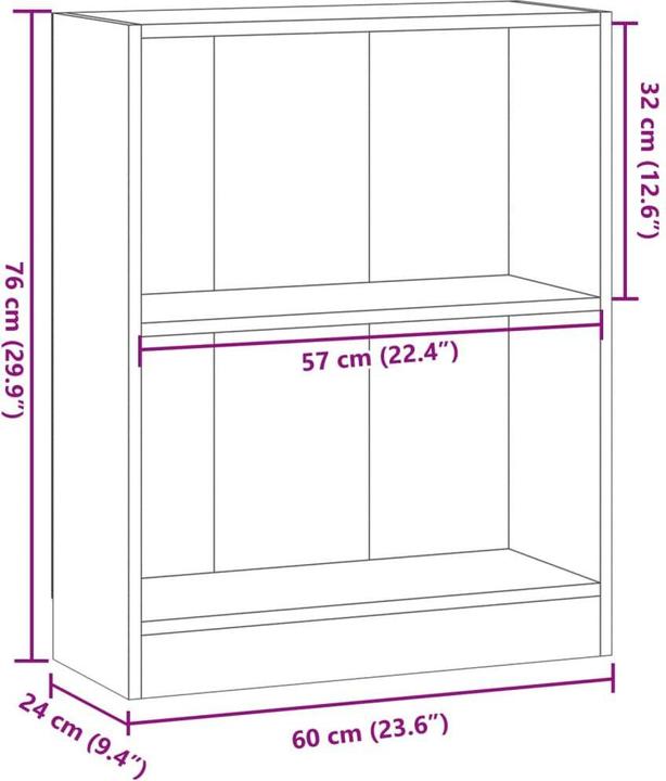 Image du produit VidaXL Claiborn (60 x 24 x 76 cm)