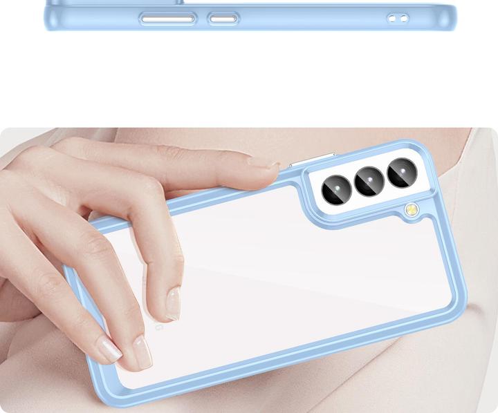 Immagine prodotto Hurtel Custodia Outer Space per Samsung Galaxy S23 cover con cornice flessibile blu (Samsung Galaxy S23+)