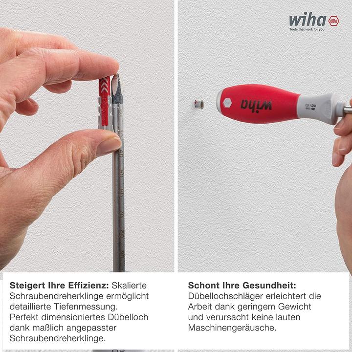 Actual product image Wiha Dowel punch set (Phillipps cross recess (PH))