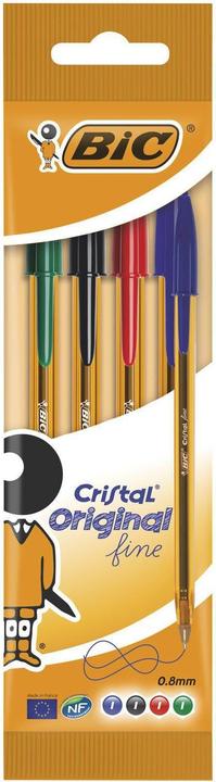 Produktbild Bic Cristal Classic (Sortiert, 4 x)