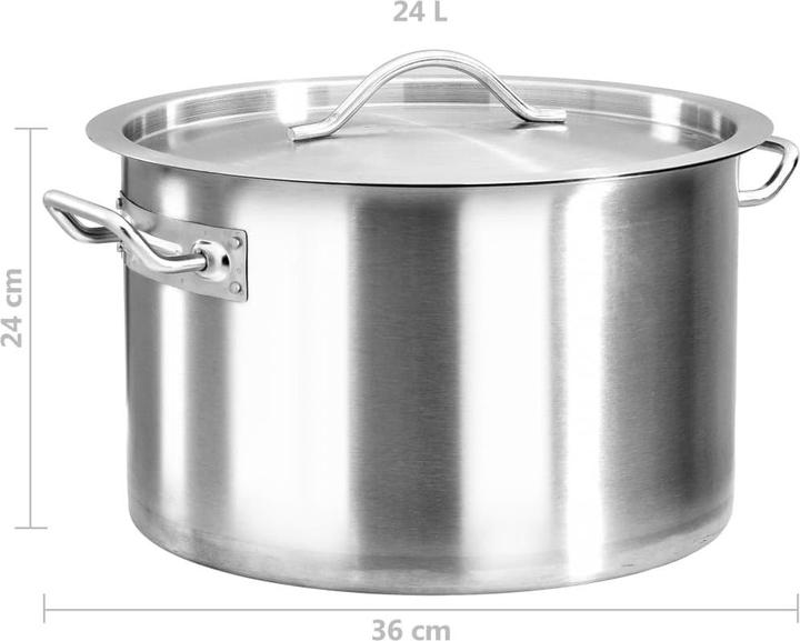 Produktbild VidaXL Milagros (36 cm, Kochtopf, Edelstahl)