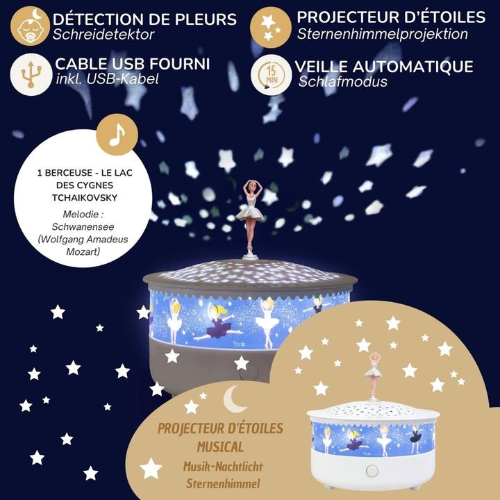 Produktbild Trousselier Musik-Nachtlicht & Sternenhimmel, Ballerina