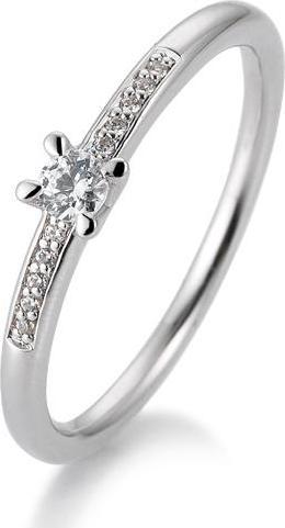 Breuning Verlobungsring Pavé (48, 585/14 K Gold)