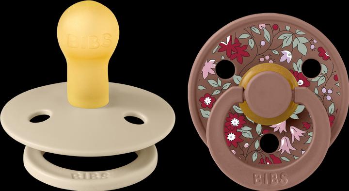 Image du produit Bibs Colour x Liberty Sucette 2 PACK Latex Chamomile Lawn Round 6-12m Woodchuck Mix (2 x, 6 - 12 M.)