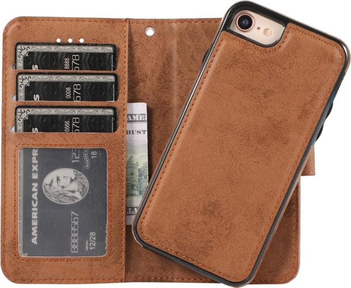 Image du produit Cover-Discount iPhone SE / 8 / 7 - Étui avec coque arrière Combi marron (Apple iPhone SE (2ème génération), Apple iPhone 7, Apple iPhone 8)