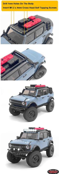 Produktbild Rc4Wd Modellbau-Karosseriezubehör Light Bar SCX24 21 Bronco