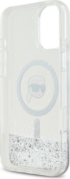Image du produit Karl Lagerfeld KLHMP16MLGKISGH iPhone 16 Plus 6.7" hardcase transparent Liquid Glitter Karl Head Ma (Apple iPhone 16 Plus)