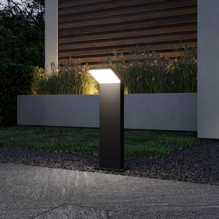 Immagine prodotto Arcchio Lampada da giardino Yolena H60 Grigio scuro/Bianco (1700 lm, IP65)