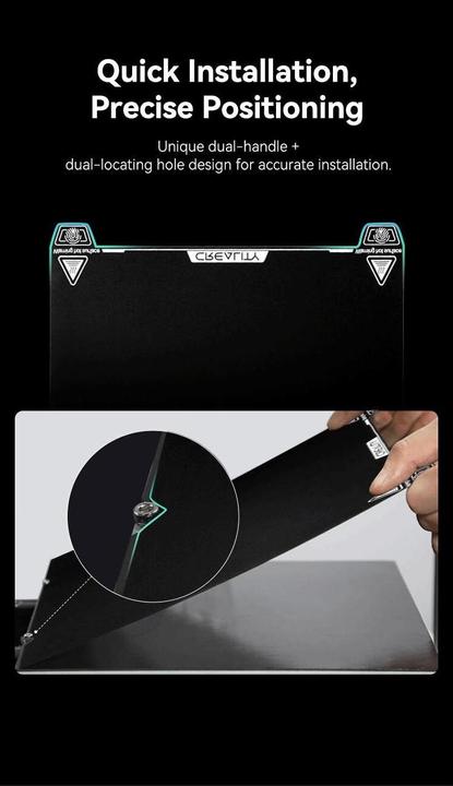 Actual product image Creality Print platform Epoxy resin print plate 310 x 315 mm