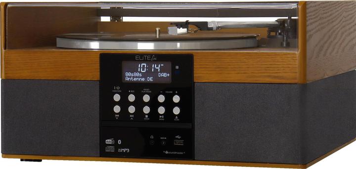 Actual product image Soundmaster PL910 (Record player, Bluetooth, CD player, 1x 10 W)