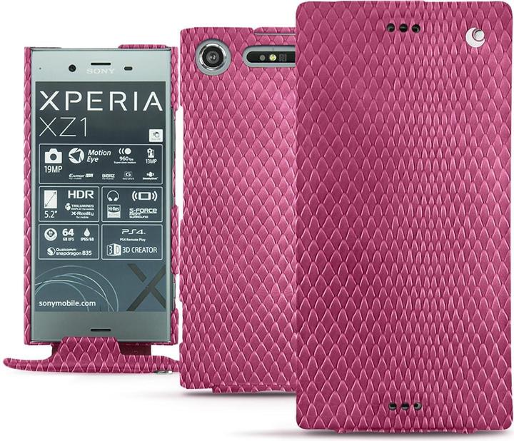 Actual product image Noreve Leather cover vertical (Sony Xperia XZ1)