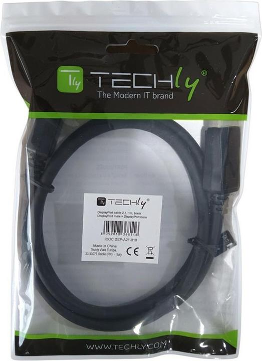 Produktbild Techly Displayport-Kabel 2.1 M/M 3m (3 m, DisplayPort)