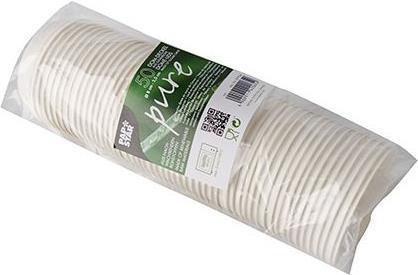 Productafbeelding Papstar 50 koffiekopdeksels puur Ø 8,0 cm (50 x)