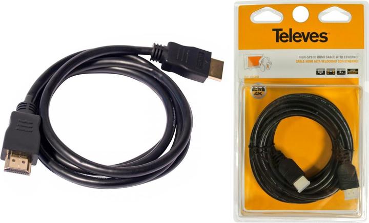 Produktbild Televes Preisner HDK500 Kabel HDMI – HDMI Kabel (5 m, HDMI, HDMI) schwarz (5 m, HDMI)