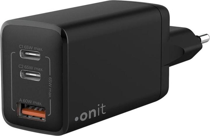 Actual product image Onit USB Wall Charger Trial QC4+ 65 W GaN Black (65 W)