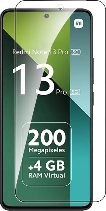 Produktbild Screenguard Xiaomi Redmi Note 13 Pro 5G Panzerglas Schutzfolie Case Friendly Design (1 Stück, Xiaomi Redmi Note 13 Pro 5G)