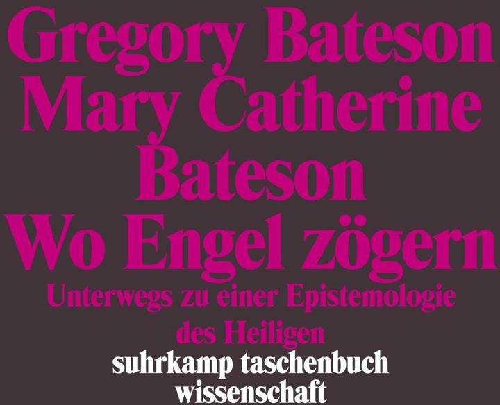 Produktbild Wo Engel zögern (Deutsch, Gregory Bateson, 2005)