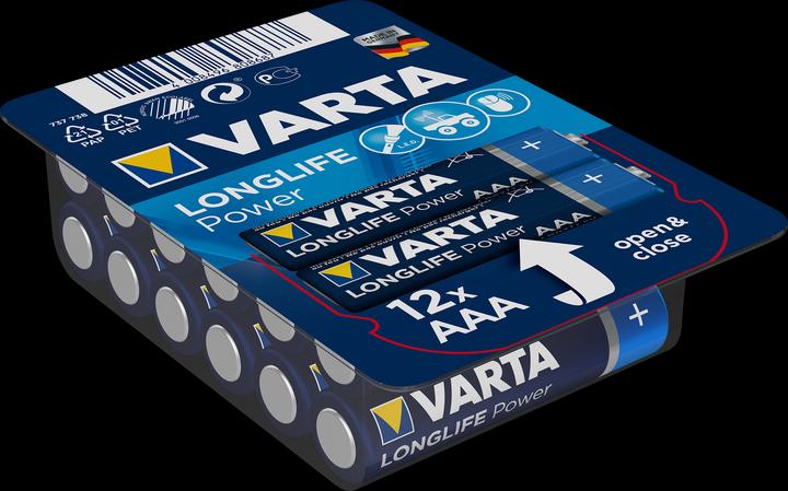 Produktbild Varta LONGLIFE Power Box (12 Stk., AAA, 1270 mAh)