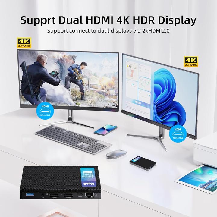 Produktbild Mele Quieter3Q lüfterloser Mini PC (Intel Celeron N5105)