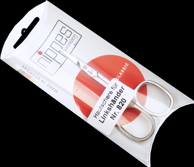 Actual product image Nippes Cuticle scissors with curved tip, nickel-plated, 820