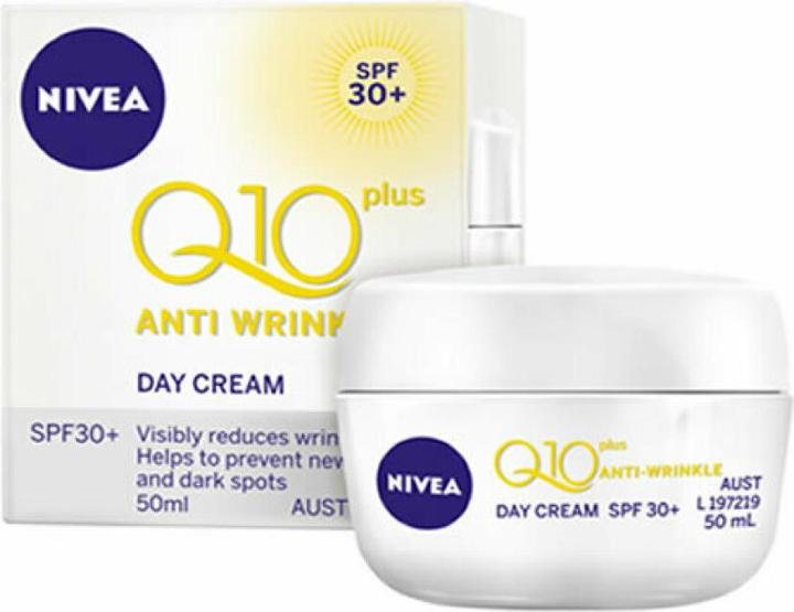 Actual product image NIVEA Q10+ anti-arrugas día SPF30 50 ml (50 ml, Day cream, SPF 30)