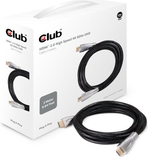 Immagine prodotto Club 3D HDMI (Typ A) – HDMI (Typ A) (3 m, HDMI)