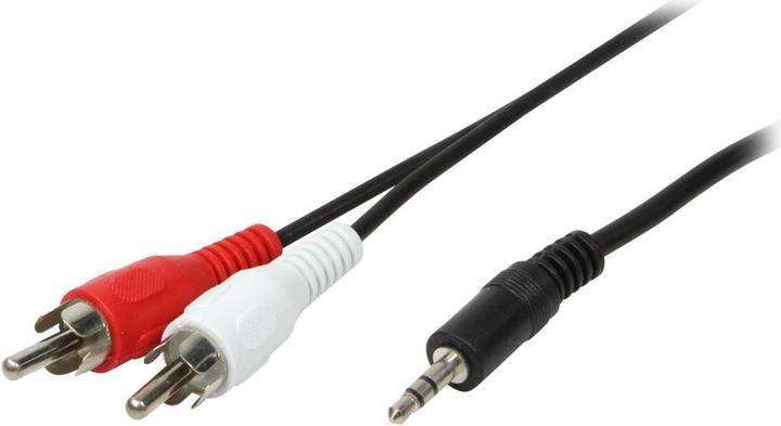 Actual product image LogiLink Connection cable (1.50 m, 3.5mm jack (AUX), Cinch)